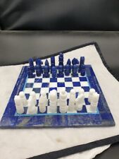 Natural Lapis Lazuli chessboard healing crystal /Afghanistan picture
