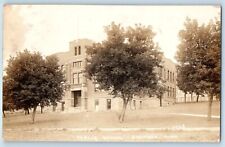 Jackson Minnesota MN Postcard RPPC Photo Public School Building 1918 Antique picture