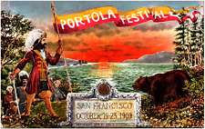 Portola Festival San Francisco California CA October 19-23rd 1909 Postcard picture