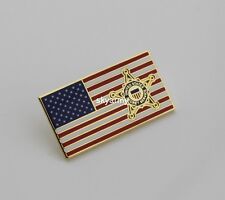 USSS United States Secret Service Lapel Hat Pin American Flag picture