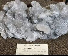 Emilio Mine Fluorite With Quartz  6 X 3 Inches 2lbs 10 Oz Asturia Spain picture