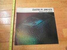 Datsun 280 zx 1982 Automobile Dealer Car Truck Sales Brochure picture