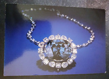 vtg postcard Hope Diamond 1992 Smithsonian Museum Natural History unposted picture
