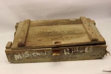 Ammunition for Cannon w/ Explosive Projectile Wooden Rectangular Box picture