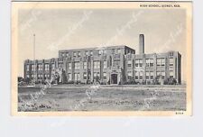 PPC Postcard NE Nebraska Sidney High School Exterior picture