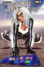 GIANT-SIZE BLACK CAT INFINITY SCORE #1 GREG HORN EXCLUSIVE VARIANT NM SPIDER-MAN picture