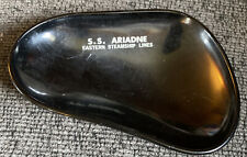 S.S. Ariadne Eastern Steamship Lines Vintage MCM Plastic Coin Cuff link Tray USA picture