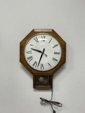 Vintage 1950's United Metalworks Wall Electric Wall Clock Model 597 Brooklyn NY picture