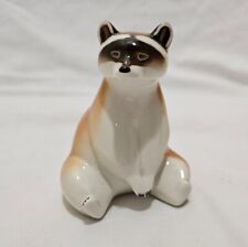 Vintage Lomonosov Ceramic Raccoon ~ 4 1/2