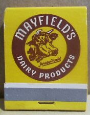 Mayfield Dairy Advertising Matchbook picture