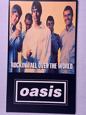 Oasis Flyer Noel Gallagher Original Rocking All Over The World Promotional 1996 picture