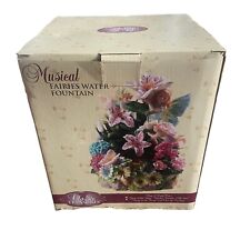 Classic Treasures Musical Fairies Water Fountain Plays 4 Rhymes New Open Box picture