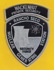 C24e  DOE RANCHO SECO NUCLEAR ENERGY AEC ATOMIC FEDERAL PROTECTIVE POLICE PATCH picture