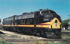 Northern Pacific Railway #810 & 812 Locomotives - Brainerd, MN 1970 - Postcard picture