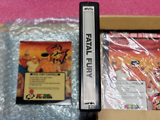 Fatal Fury original NEO GEO SNK MVS ARCADE CARTRIDGE with Box and Art picture