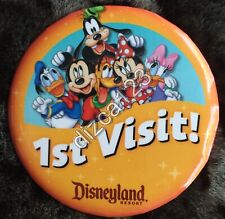 Disney Button Disneyland First 1st Visit NEW style Button picture