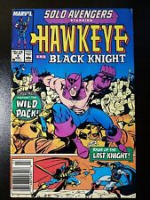 Solo Avengers #4 (Marvel Comics, March 1988) Starring Hawkeye And Black Knight picture
