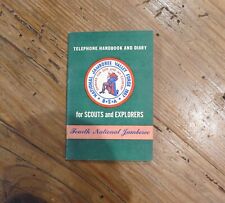 1957 BSA / Boy Scout Valley Forge National Jamboree Telephone Book and Diary picture