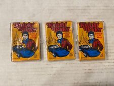 3 Packs 1982 Donruss Knight Rider TV show wax pack , Each In A Snap Case Bx33 picture