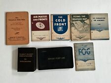Vintage 1940's US Navy Aerology Series Training Booklet Aeronautics Lot Of 8 picture