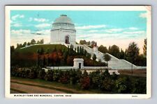 Canton OH-Ohio, McKinley Tomb & Memorial, Antique Vintage c1930 Postcard picture