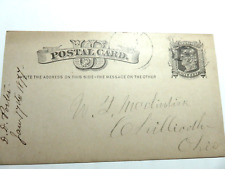 1877 Postcard To Chief Counsel M & C RR Co. picture