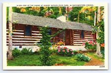 Postcard Hungry Mother State Park Cabins in Southwestern Virginia VA picture