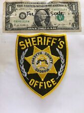 Forsyth County Georgia Police Patch Un-sewn great condition picture