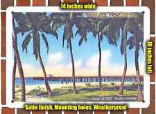 METAL SIGN - Florida Postcard - Gulf, Naples, Florida picture