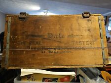 ANTIQUE THEO HAMM BREWING CO ST PAUL MINN WOODEN BEER CRATE 20
