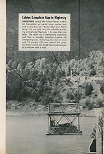 1961 Aerial Tram for Cars Highway 1 Fraser River British Columbia Canada picture