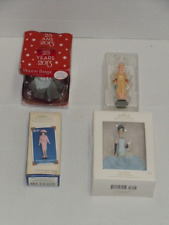 BARBIE LOT OF (4) CHRISTMAS TREE ORNAMENTS THE SOIREE FASHION LUNCHEON EVENING picture