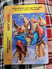 1995 Marvel Overpower CCG Any Hero Web-Headed Wizard # BQ NM/M+   picture