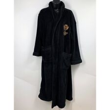 Gray Charles & Hag Disney Hollywood Studios Tower Hotel Black Bath Robe Size S/M picture