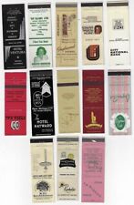 Lot of 13 Less Than Perfect Empty Matchbook Covers Hotels & Restaurants picture
