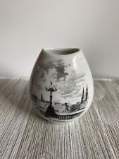 AK Kaiser Porcelain Bud Vase Hamburg Blick von der lombardsbrucke W Germany picture