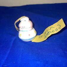 International Exposition Tsukuba Japan 1985 Porcelain Bell With Tag- Estate Find picture