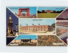 Postcard Colonial Motel and Landmarks in Kansas City Kansas USA picture