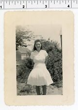 Vintage 1940's photo / Young Lady Predates Marilyn Joke via Burrito Gas Attack picture