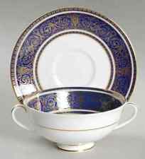 Royal Doulton Imperial Blue Cream Soup & Saucer 1911144 picture