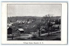 c1910's Village Scene Houses And Trees Russell New York NY Antique Postcard picture