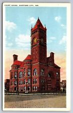 Court House Hartford City IN Indiana Postcard  picture