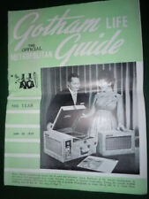 Rare Gotham Life Guide No.25   June 20,  1959 The Official Metropolitan NEW YORK picture