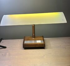 Vintage Mid Century Panasonic Gooseneck Wood Fluorescent Desk Lamp FS-234E MCM picture