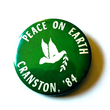  1984 Vintage Button Alan Cranston President Campaign Poltics Pinback picture