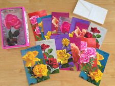 Vintage Box 14 All Occassion Greeting Cards with Envelopes - Roses picture