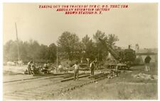 RPPC Steam Crane Taking Out Track Browns Station NY Ashokan Reservoir Dam picture
