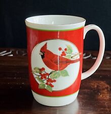 VTG Otagiri Red Cardinal Bird Cup Mug Gibson Greetings 10oz Japan Tea Coffee  picture