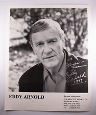 Eddy Arnold 8x10 Autographed Photo American Singer  picture