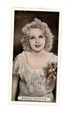 Anny Ondra Ardath Famous Film Stars 1934 Card Tobacco Photo #9 Of 50 Czeck picture